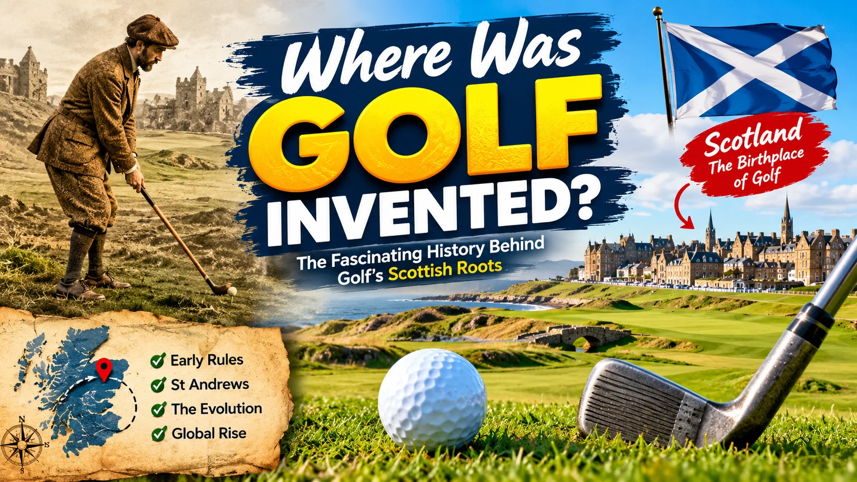 where golf was invented
